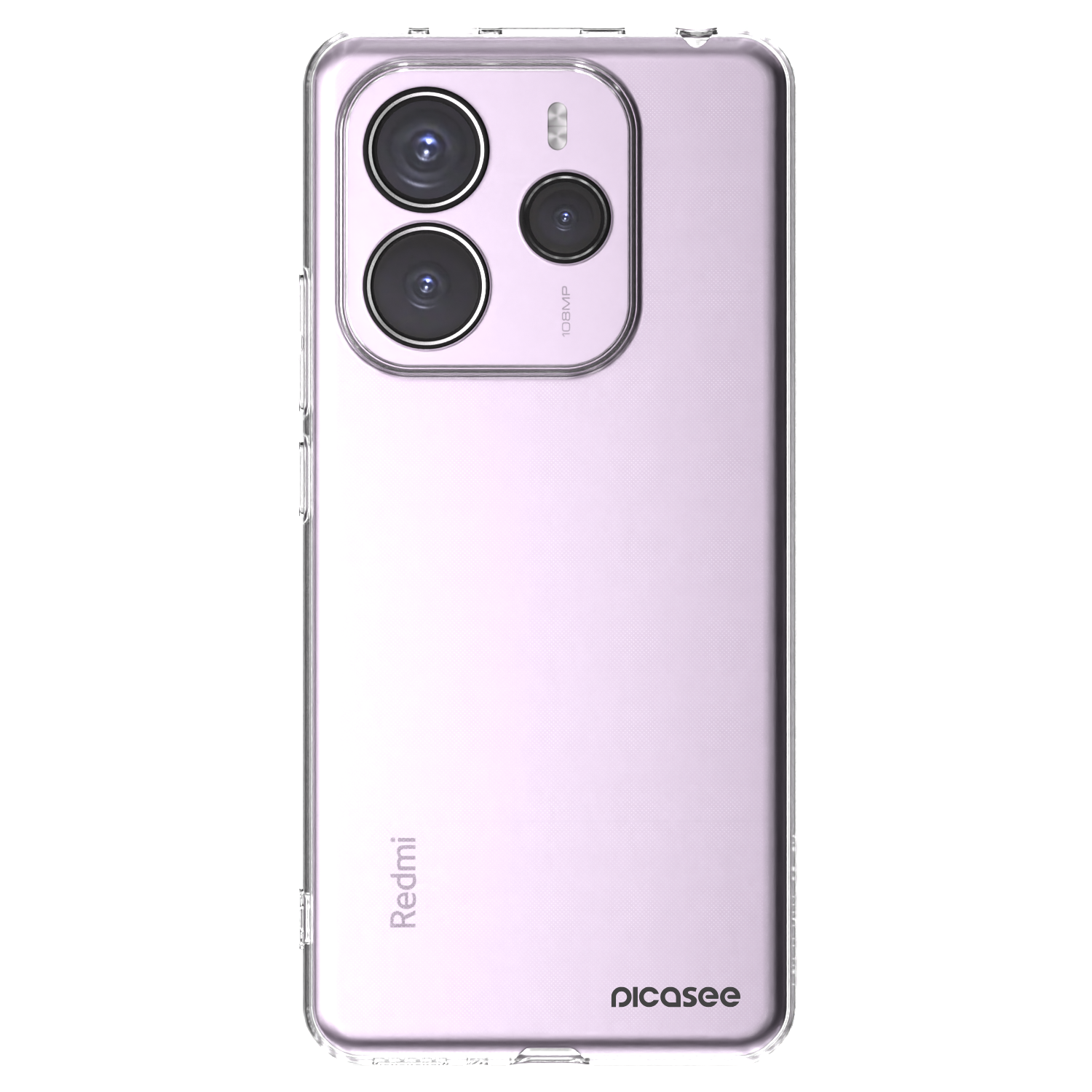 Picasee silikonska prozirna maskica za Xiaomi Redmi Note 14 5G - Clear