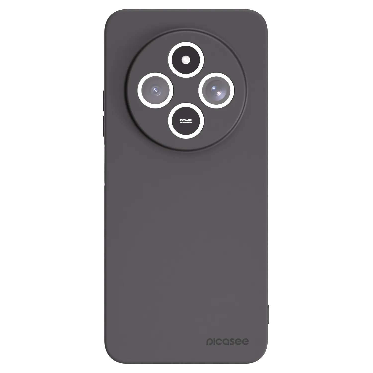 Picasee crna silikonska maskica za Xiaomi Redmi 14C - Clear