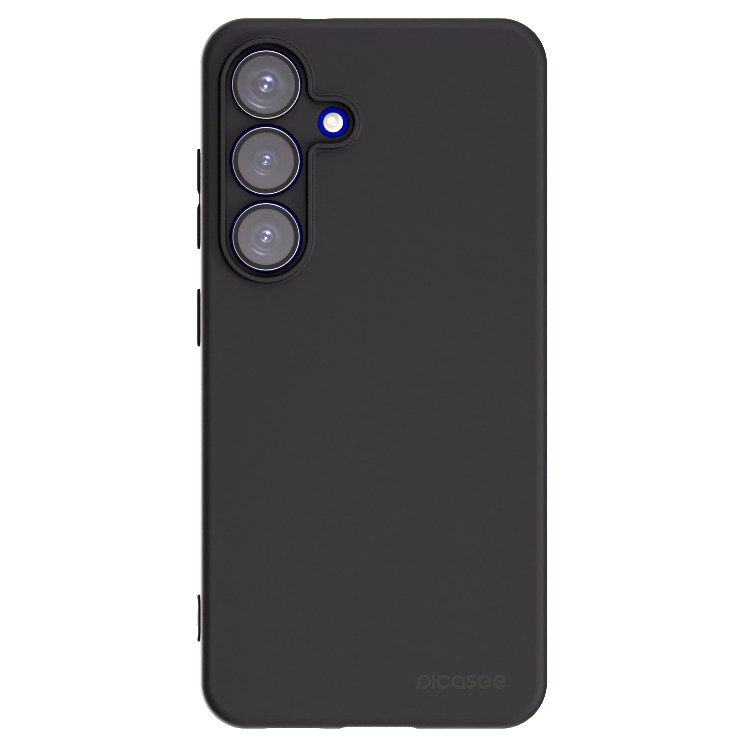 Picasee crna silikonska maskica za Samsung Galaxy S25 5G - Clear