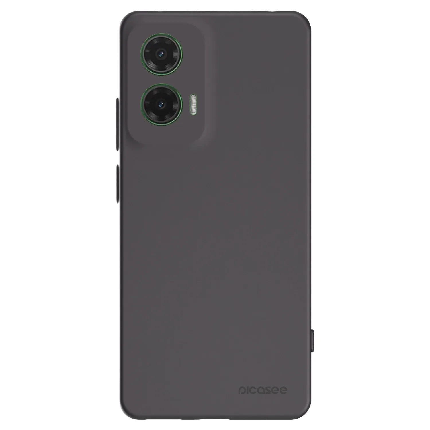 Picasee crna silikonska maskica za Motorola Moto G35 5G - Clear