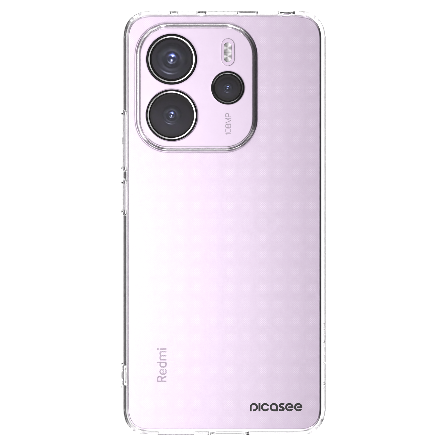 Picasee silikonska prozirna maskica za Xiaomi Redmi Note 14 4G - Clear