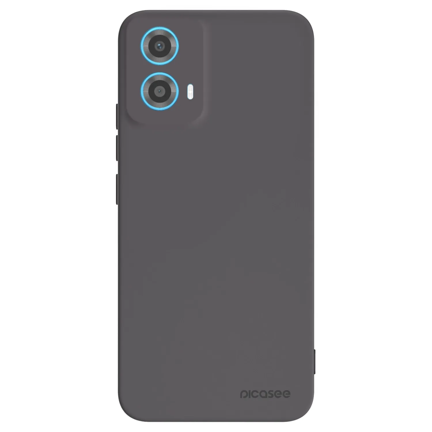 Picasee crna silikonska maskica za Motorola Moto G34 5G - Clear