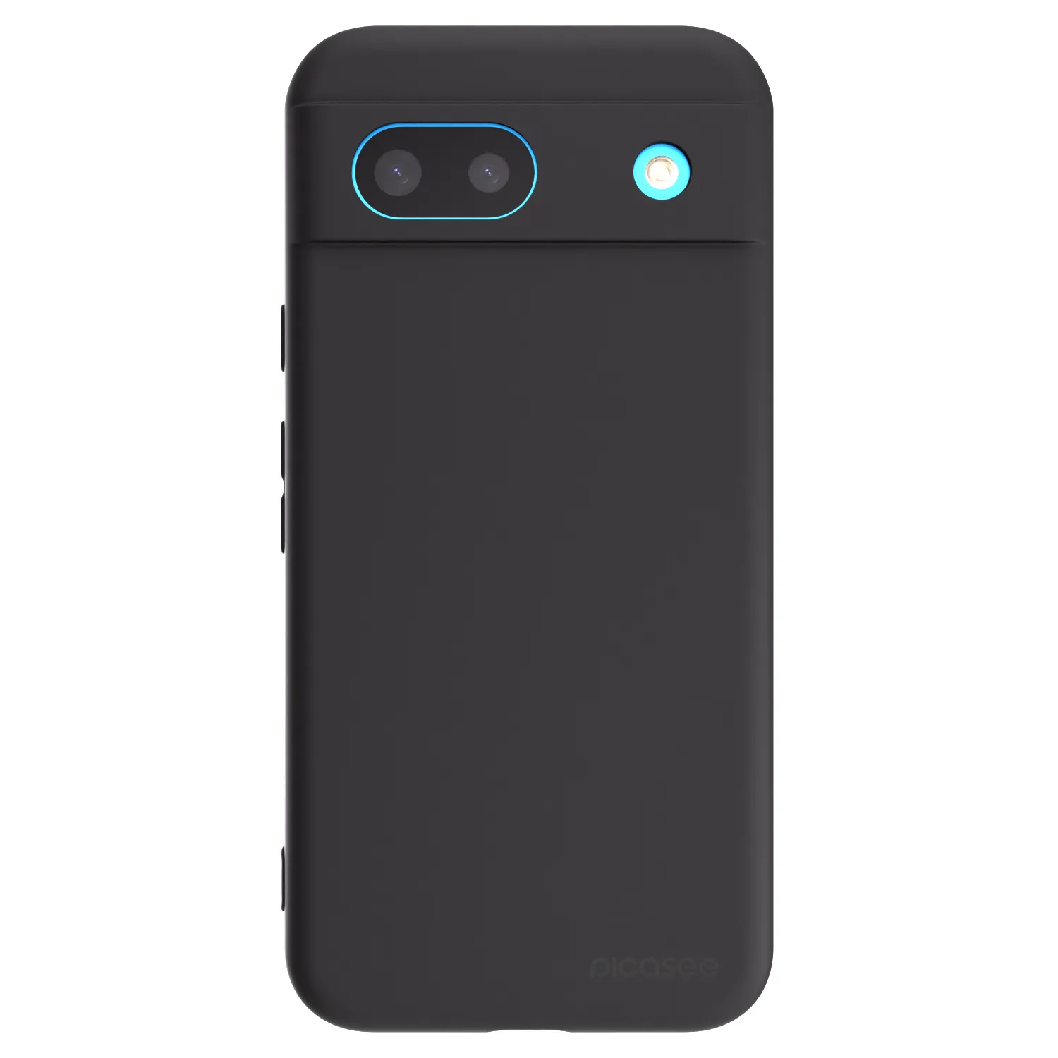 Picasee crna silikonska maskica za Google Pixel 8 - Clear