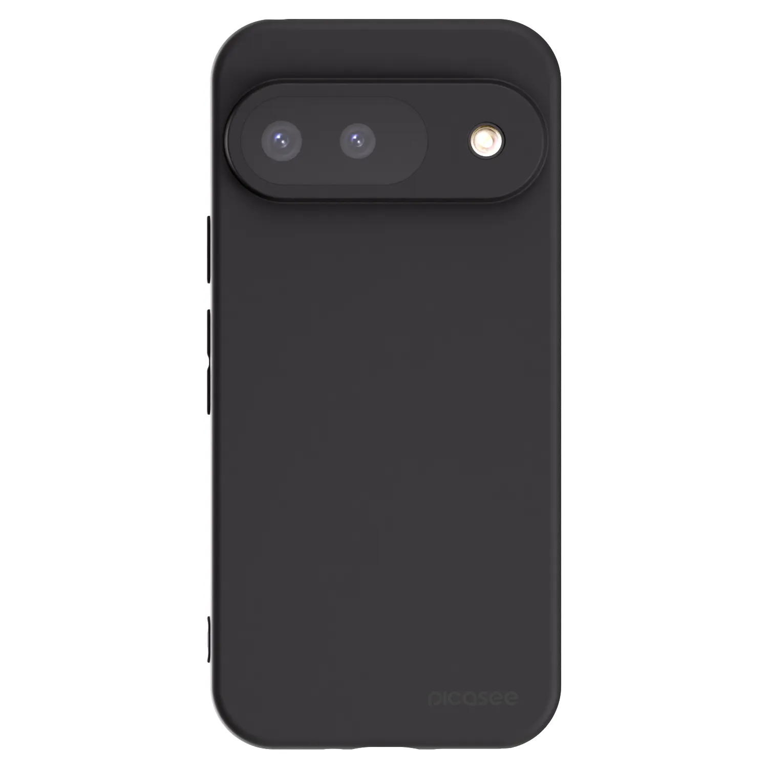 Picasee crna silikonska maskica za Google Pixel 9 - Clear