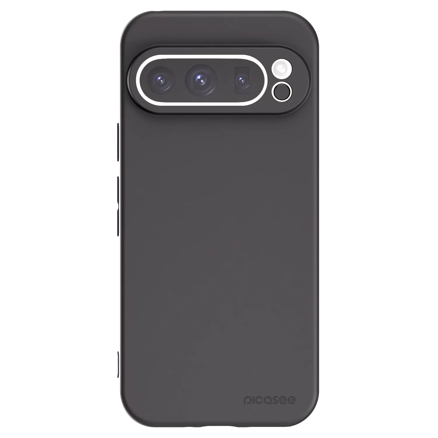 Picasee crna silikonska maskica za Google Pixel 9 Pro - Clear