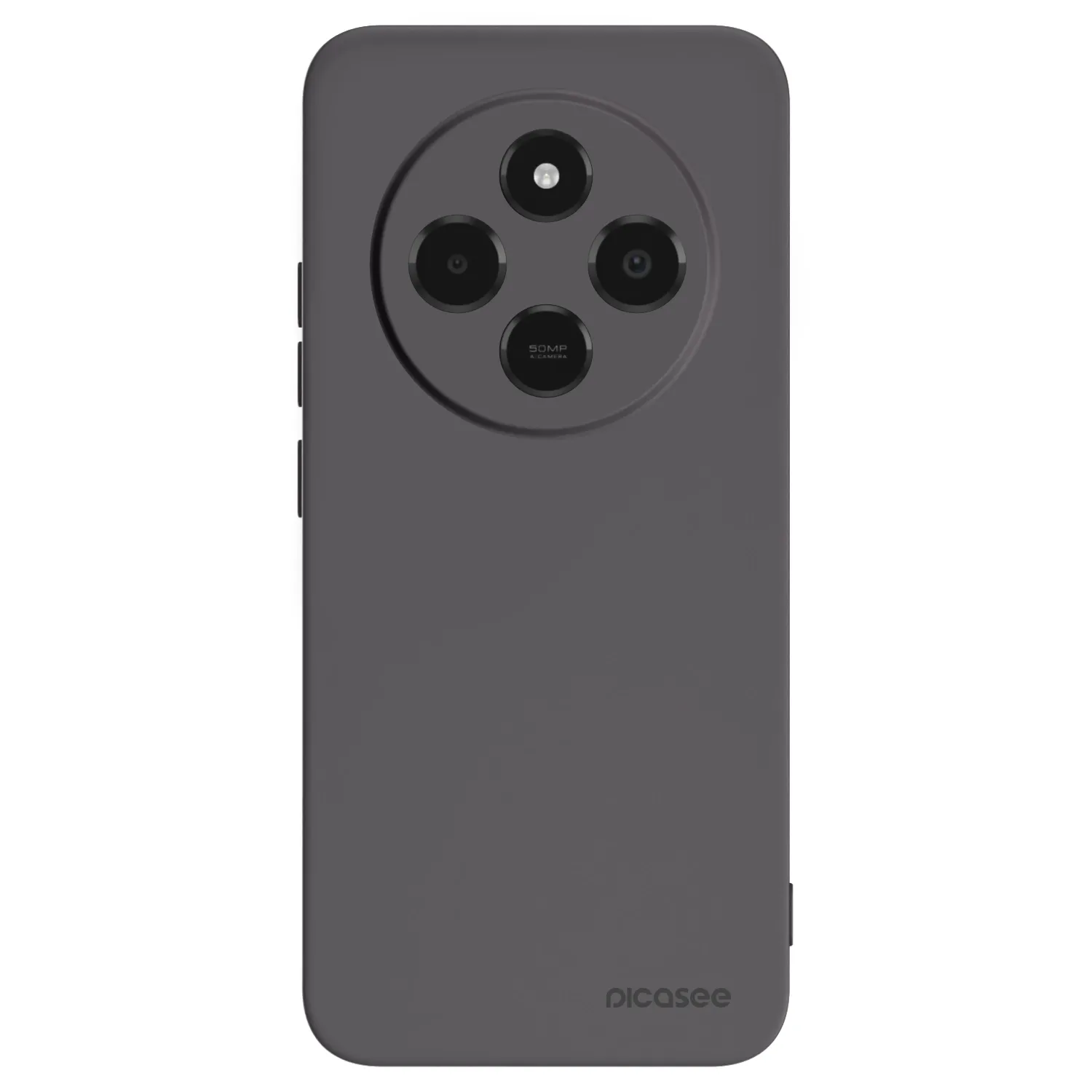 Picasee crna silikonska maskica za Xiaomi Poco C75 - Clear