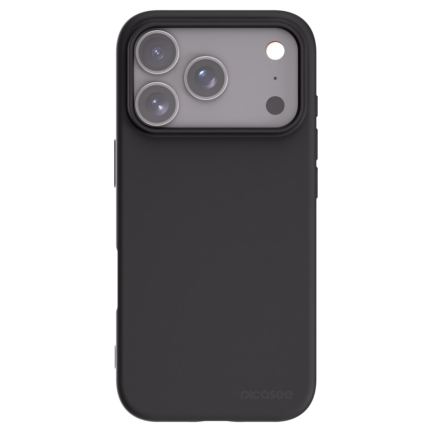 Picasee crna silikonska maskica za Apple iPhone 17 Pro - Clear