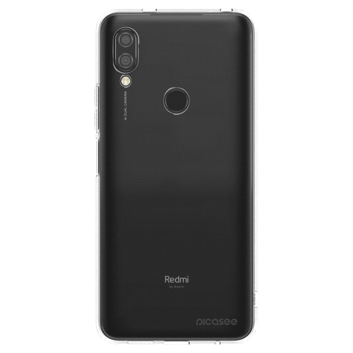 Picasee silikonska prozirna maskica za Xiaomi Redmi 7 - Clear