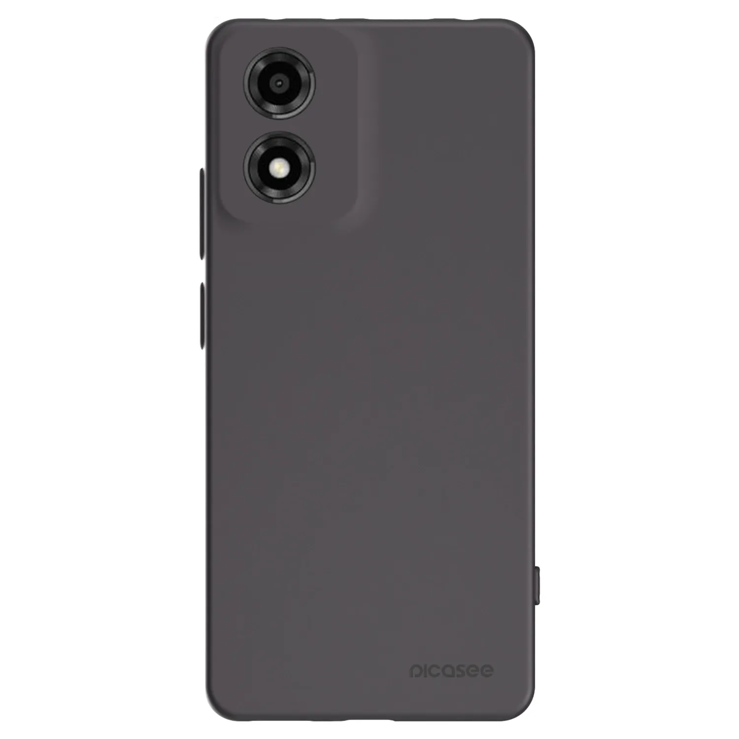 Picasee crna silikonska maskica za Motorola Moto E14 - Clear