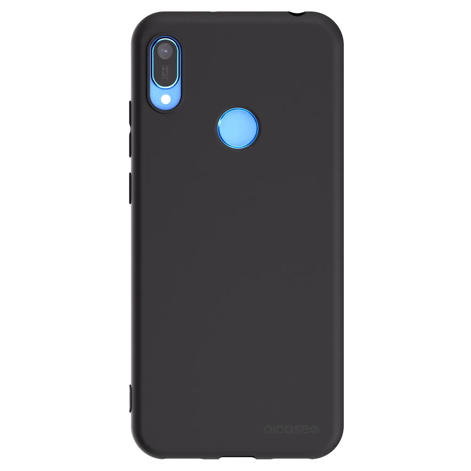 Picasee crna silikonska maskica za Huawei Y6 2019 - Clear