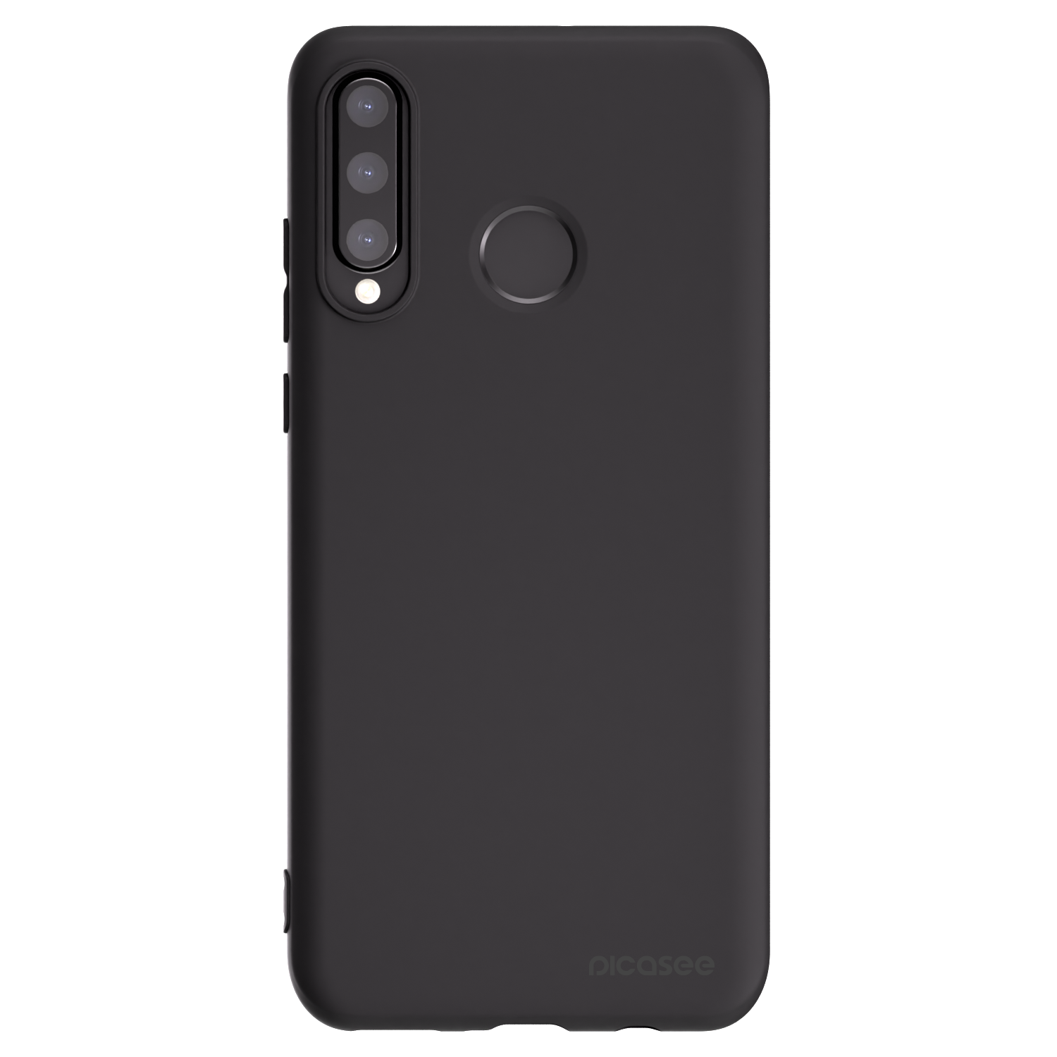 Picasee crna silikonska maskica za Huawei P30 Lite - Clear