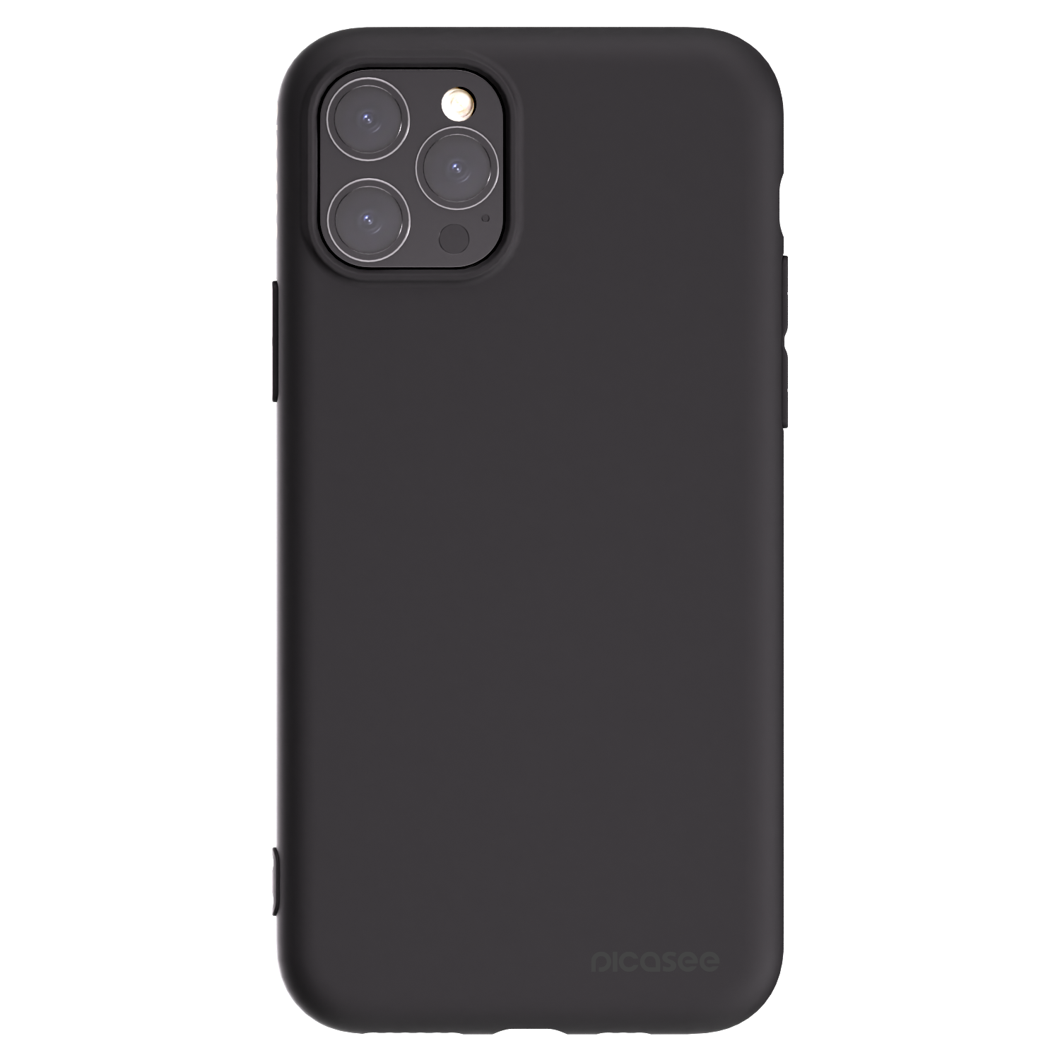 Picasee crna silikonska maskica za Apple iPhone 11 Pro - Clear