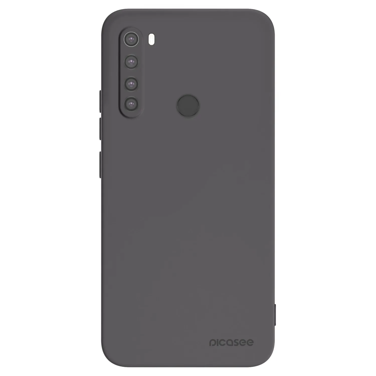 Picasee crna silikonska maskica za Xiaomi Redmi Note 8 - Clear