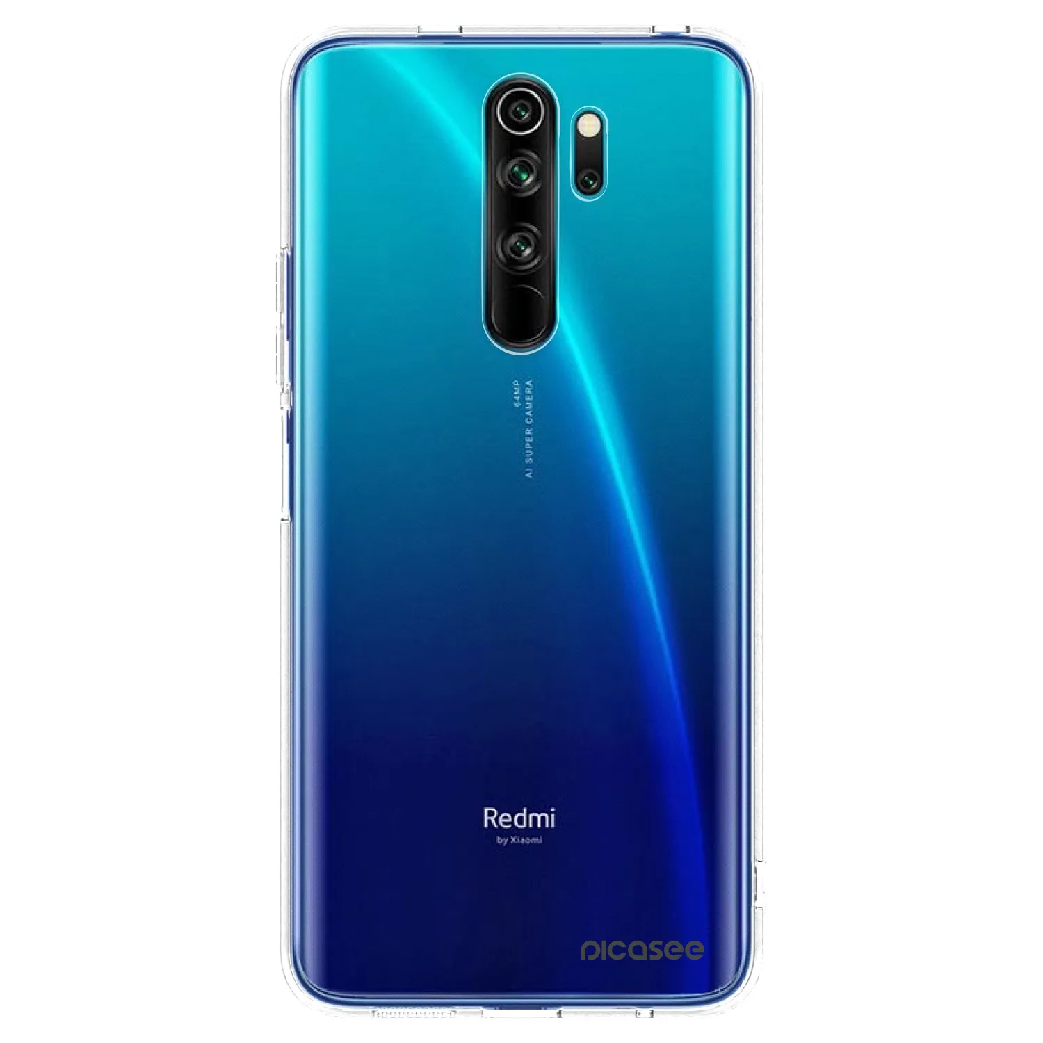 Picasee silikonska prozirna maskica za Xiaomi Redmi Note 8 Pro - Clear