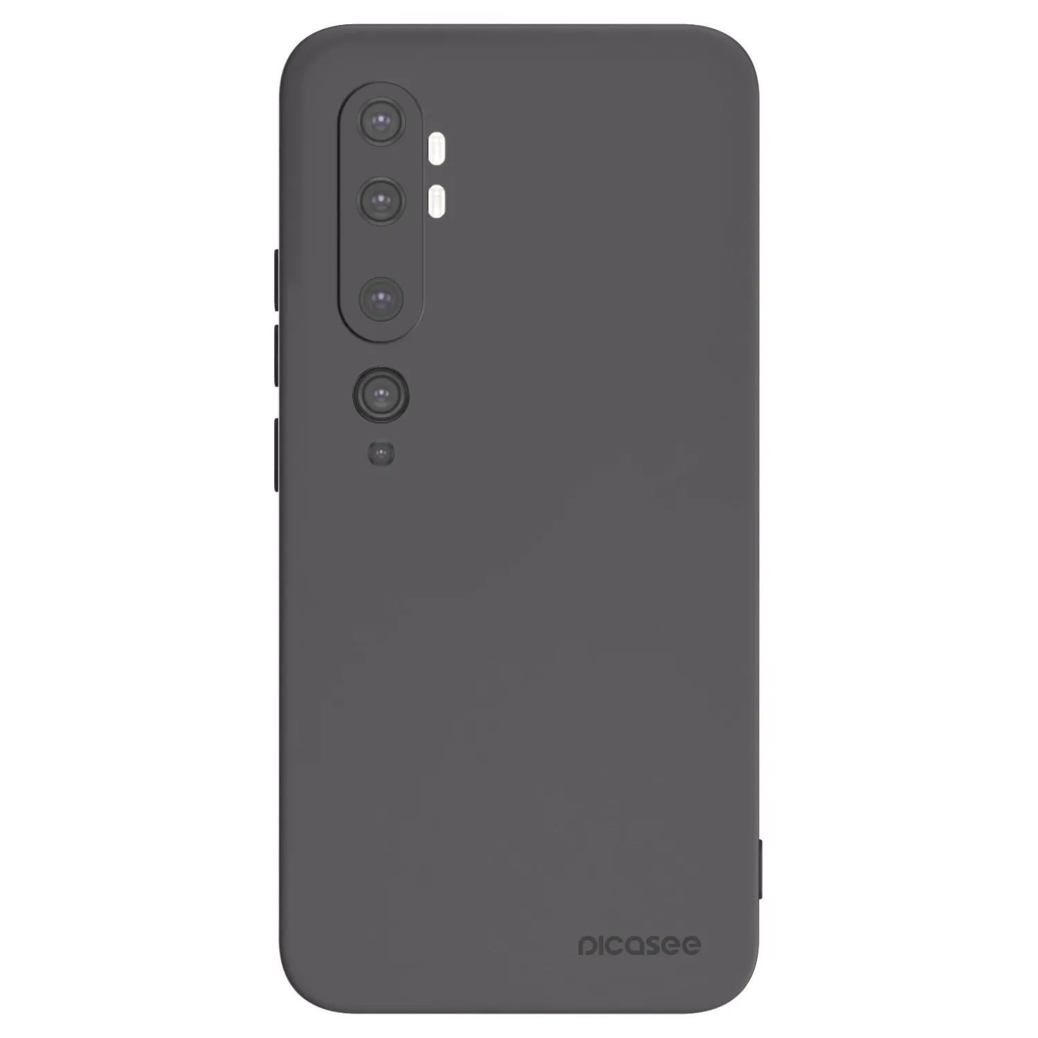 Picasee crna silikonska maskica za Xiaomi Mi Note 10 (Pro) - Clear