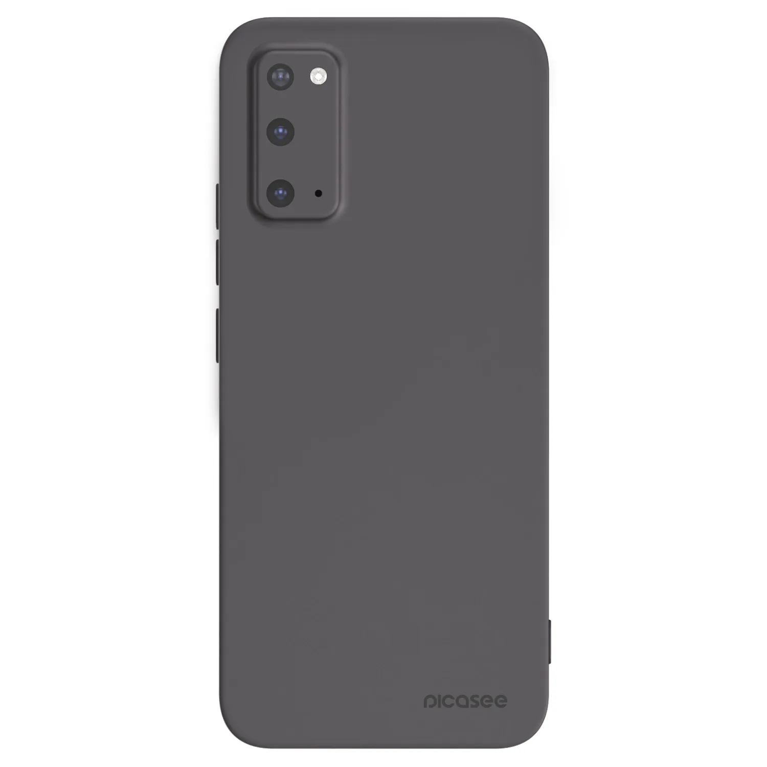 Picasee crna silikonska maskica za Samsung Galaxy S20 G980F - Clear