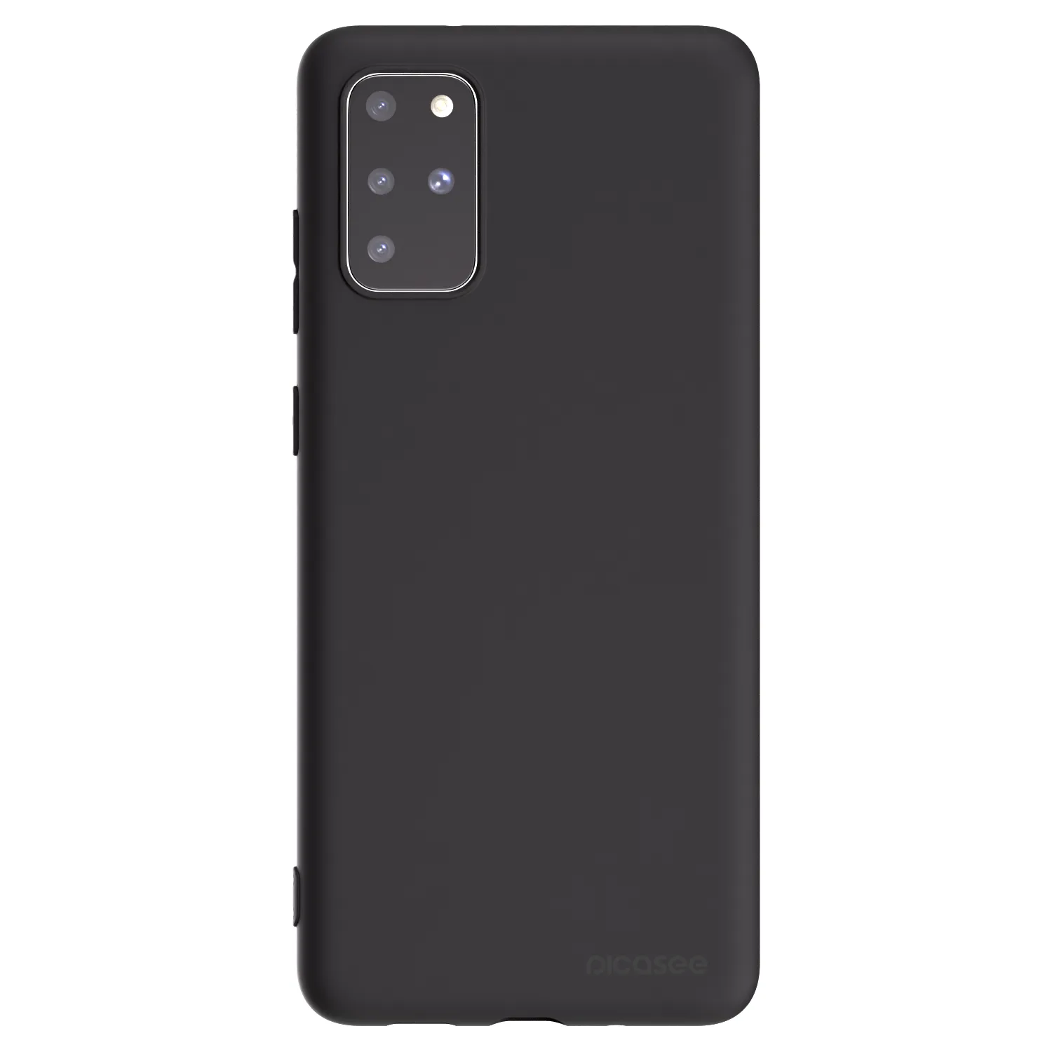 Picasee crna silikonska maskica za Samsung Galaxy S20+ G985F - Clear