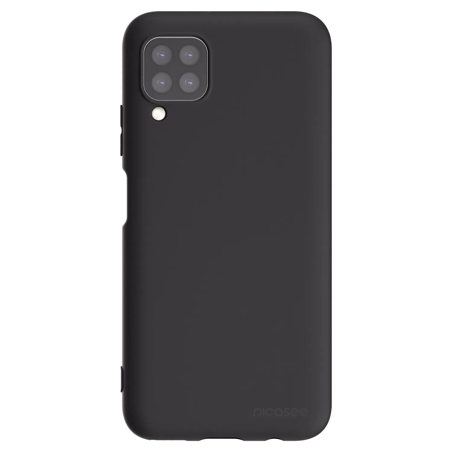 Picasee crna silikonska maskica za Huawei P40 Lite - Clear