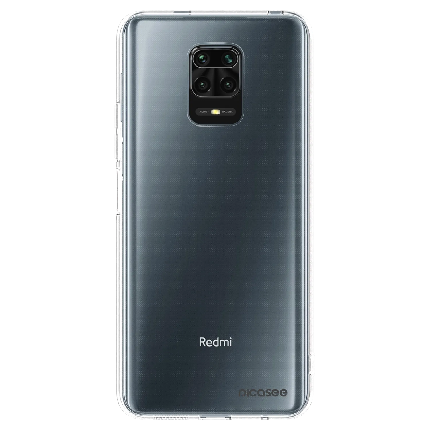 Picasee silikonska prozirna maskica za Xiaomi Redmi Note 9 Pro - Clear