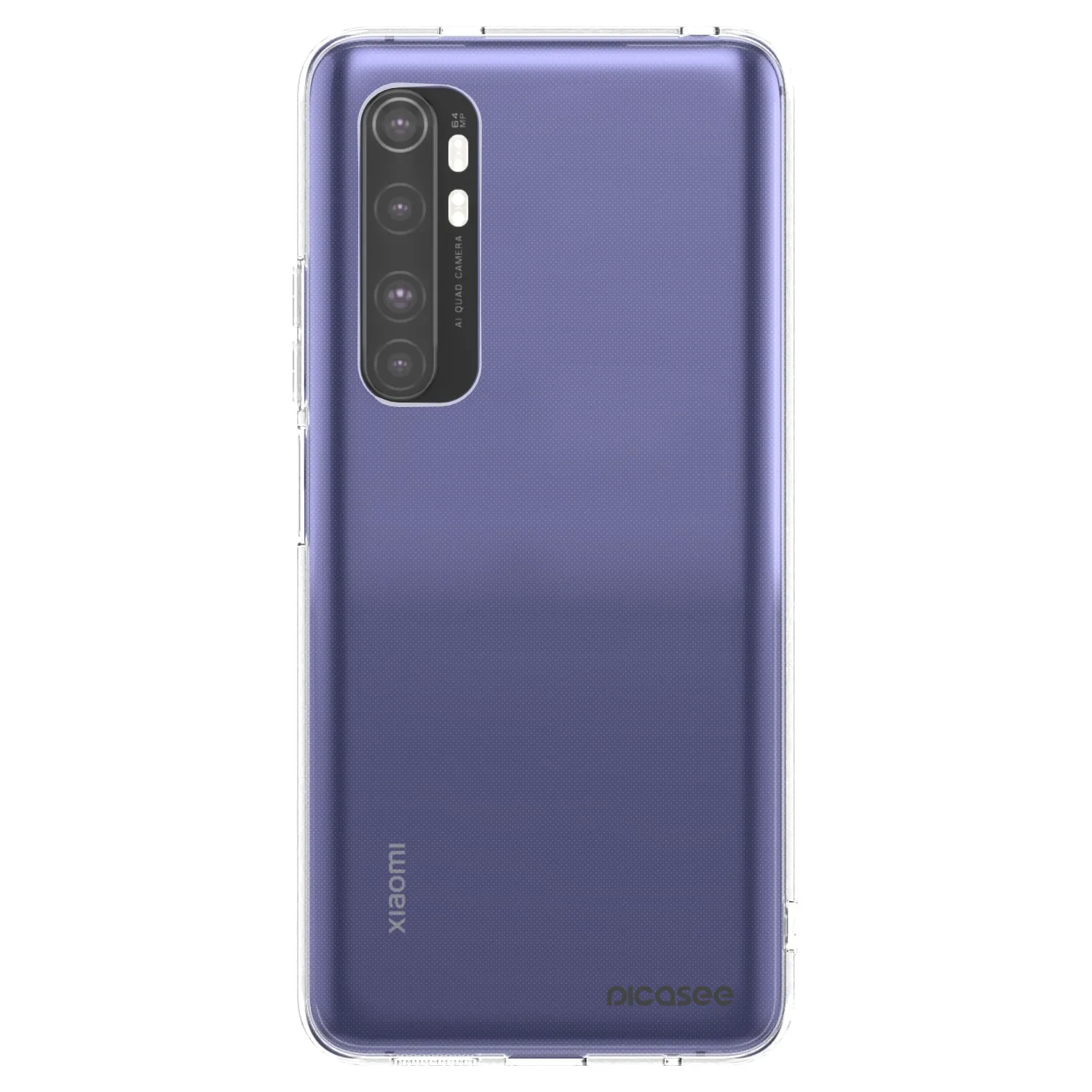 Picasee silikonska prozirna maskica za Xiaomi Mi Note 10 Lite - Clear