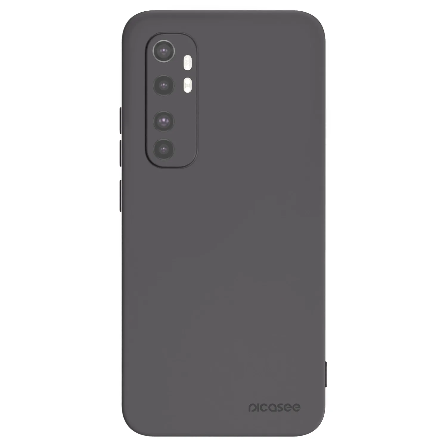 Picasee crna silikonska maskica za Xiaomi Mi Note 10 Lite - Clear