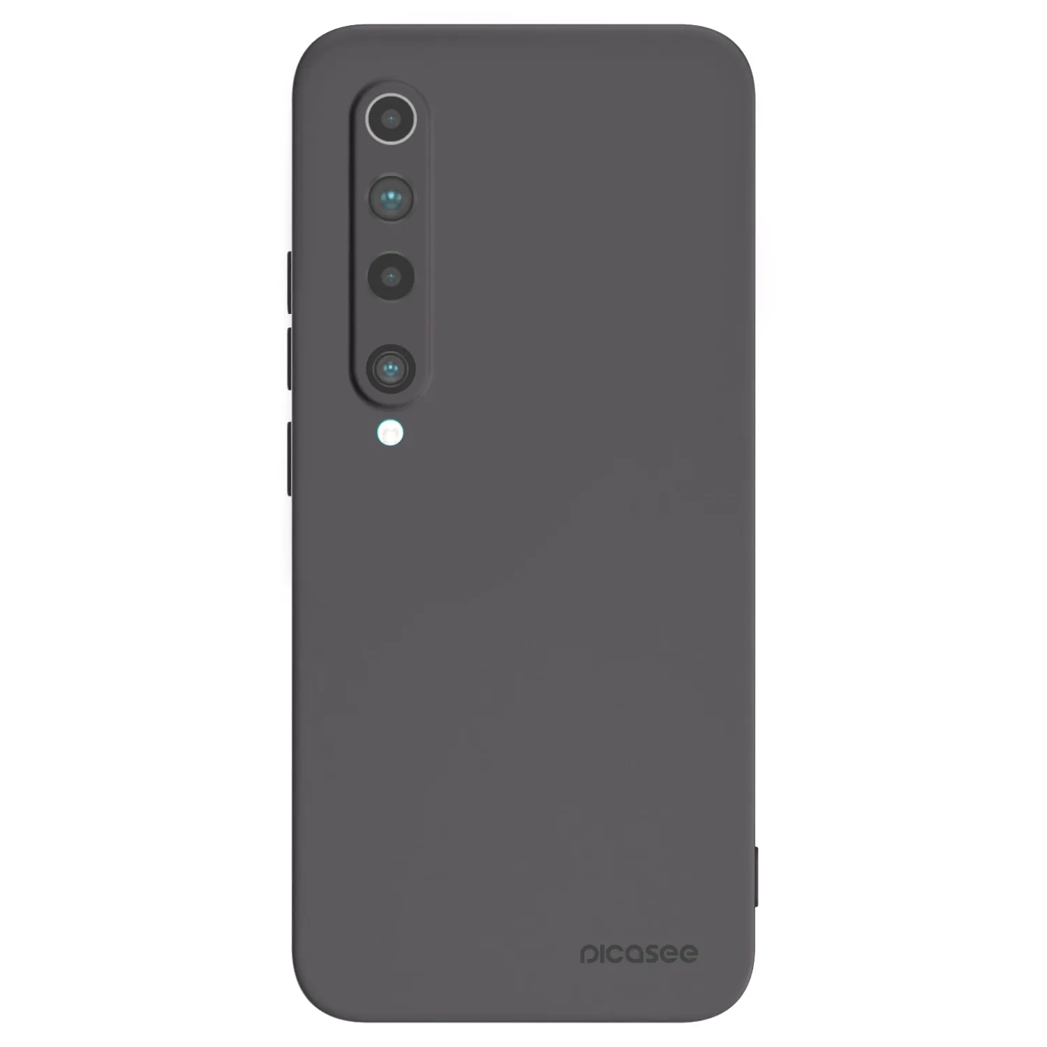 Picasee crna silikonska maskica za Xiaomi Mi 10 - Clear