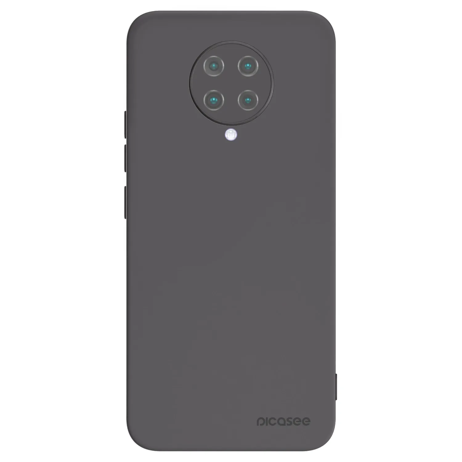 Picasee crna silikonska maskica za Xiaomi Poco F2 Pro - Clear