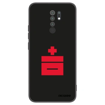 Picasee crna silikonska maskica za Xiaomi Redmi 9 - Le Plastenciaga