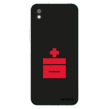 Picasee crna silikonska maskica za Xiaomi Redmi 9A - Le Plastenciaga