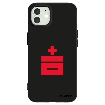 Picasee crna silikonska maskica za Apple iPhone 12 - Le Plastenciaga
