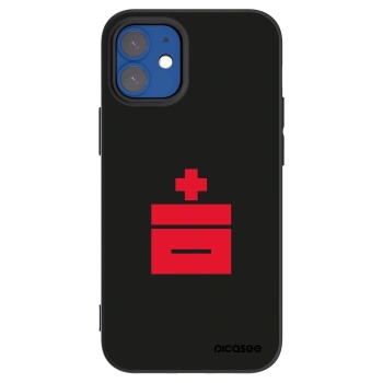 Picasee crna silikonska maskica za Apple iPhone 12 mini - Le Plastenciaga