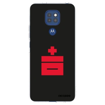 Picasee silikonska prozirna maskica za Motorola Moto G9 Play - Le Plastenciaga