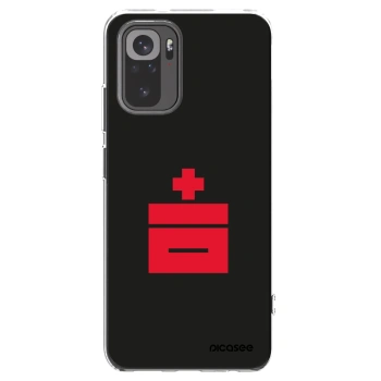 Picasee silikonska prozirna maskica za Xiaomi Redmi Note 10S - Le Plastenciaga