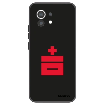 Picasee crna silikonska maskica za Xiaomi Mi 11 - Le Plastenciaga