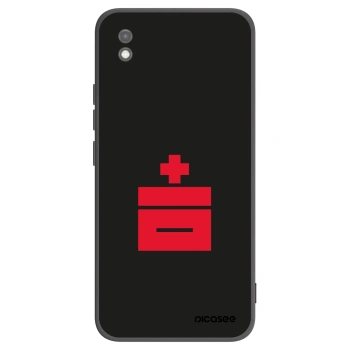 Picasee crna silikonska maskica za Xiaomi Redmi 9AT - Le Plastenciaga