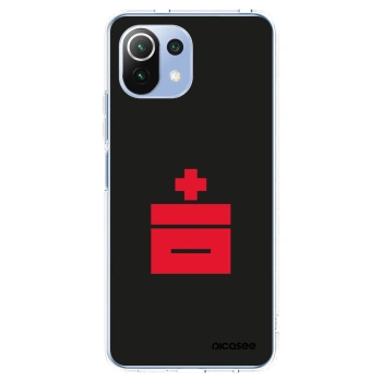 Picasee silikonska prozirna maskica za Xiaomi Mi 11 Lite - Le Plastenciaga