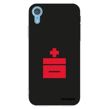 Picasee silikonska prozirna maskica za Apple iPhone XR - Le Plastenciaga