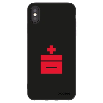 Picasee crna silikonska maskica za Apple iPhone XS Max - Le Plastenciaga