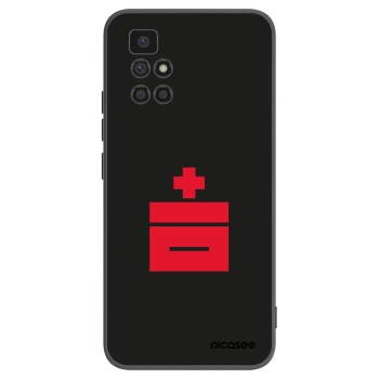 Picasee crna silikonska maskica za Xiaomi Redmi 10 - Le Plastenciaga