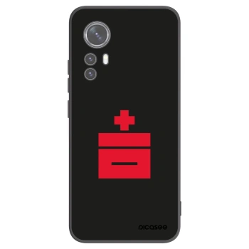 Picasee crna silikonska maskica za Xiaomi 12 - Le Plastenciaga