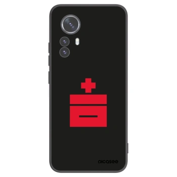 Picasee crna silikonska maskica za Xiaomi 12 Pro - Le Plastenciaga
