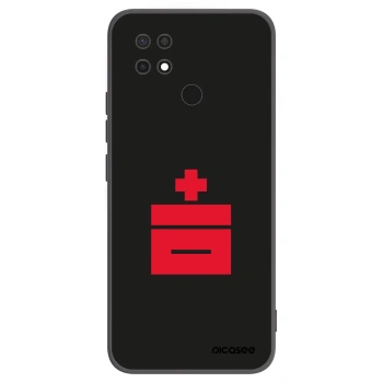 Picasee crna silikonska maskica za Xiaomi Redmi 10C - Le Plastenciaga