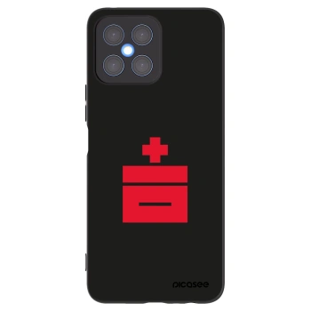 Picasee crna silikonska maskica za Honor X8 4G - Le Plastenciaga