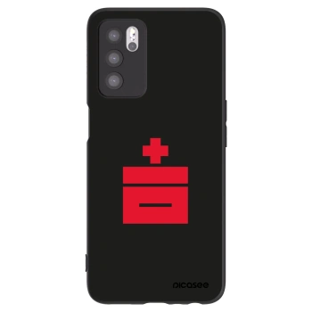 Picasee crna silikonska maskica za OPPO A16 - Le Plastenciaga