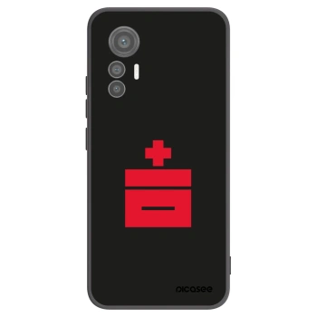 Picasee crna silikonska maskica za Xiaomi 12 Lite - Le Plastenciaga