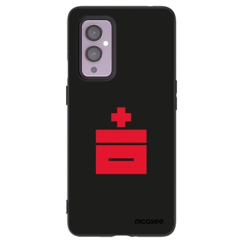 Picasee crna silikonska maskica za OnePlus 9 - Le Plastenciaga