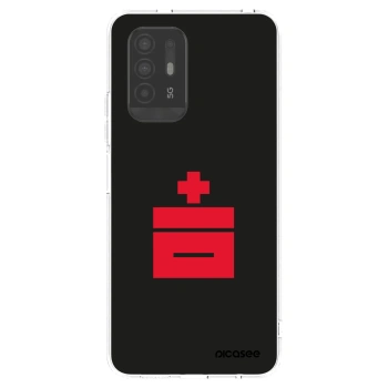 Picasee silikonska prozirna maskica za OPPO A94 5G - Le Plastenciaga