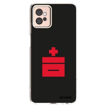 Picasee silikonska prozirna maskica za Motorola Moto G32 - Le Plastenciaga