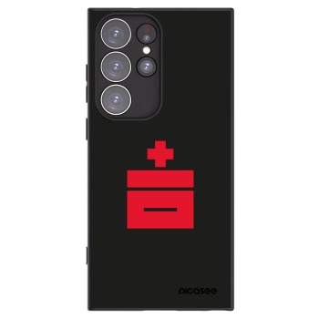 Picasee crna silikonska maskica za Samsung Galaxy S23 Ultra 5G - Le Plastenciaga