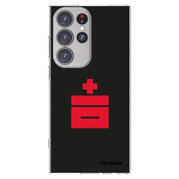 Picasee silikonska prozirna maskica za Samsung Galaxy S23 Ultra 5G - Le Plastenciaga